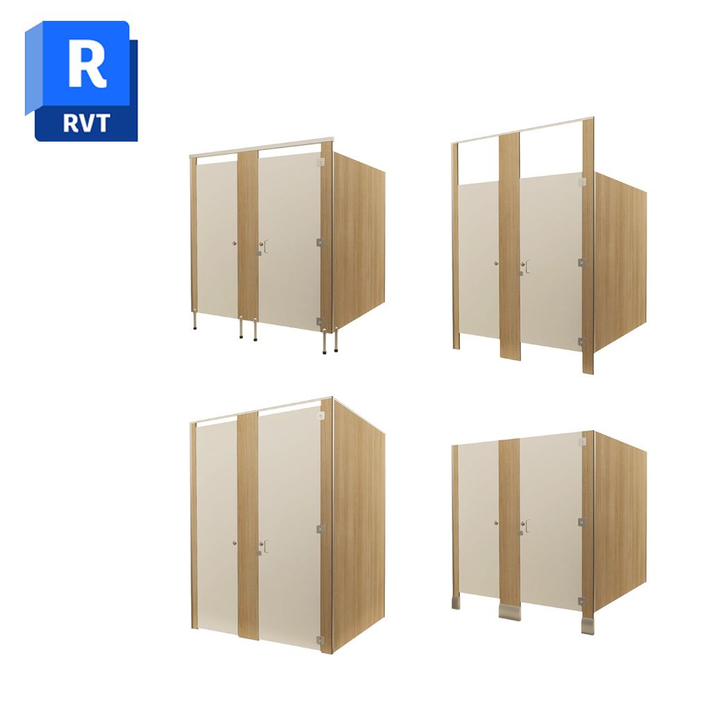 All Duracube Partitioning Revit Models