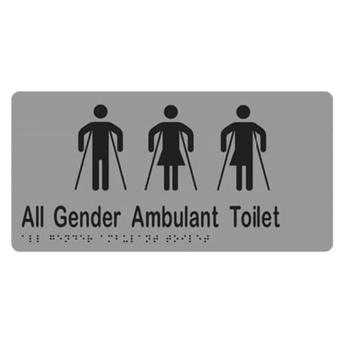 All Gender Ambulant Toilet MLS16446-SIL