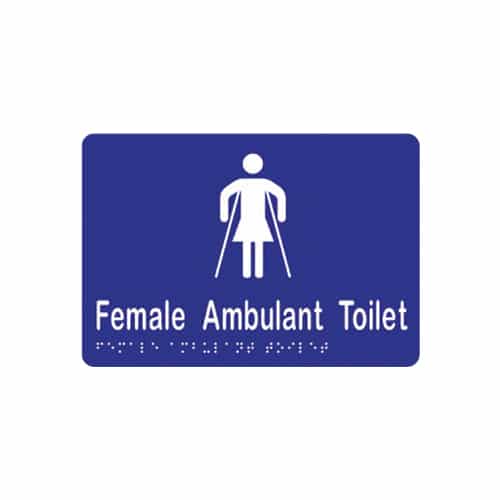 Female Ambulant Toilet MLS16266-BLU
