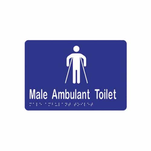 Male Ambulant Toilet MLS16246-BLU
